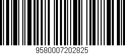 Código de barras (EAN, GTIN, SKU, ISBN): '9580007202825'