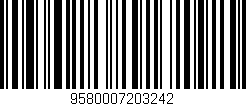 Código de barras (EAN, GTIN, SKU, ISBN): '9580007203242'
