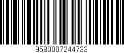 Código de barras (EAN, GTIN, SKU, ISBN): '9580007244733'