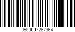 Código de barras (EAN, GTIN, SKU, ISBN): '9580007267664'