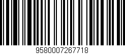 Código de barras (EAN, GTIN, SKU, ISBN): '9580007267718'