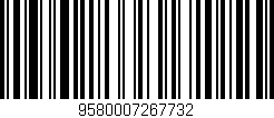 Código de barras (EAN, GTIN, SKU, ISBN): '9580007267732'