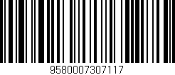 Código de barras (EAN, GTIN, SKU, ISBN): '9580007307117'