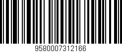 Código de barras (EAN, GTIN, SKU, ISBN): '9580007312166'