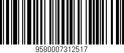 Código de barras (EAN, GTIN, SKU, ISBN): '9580007312517'