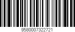 Código de barras (EAN, GTIN, SKU, ISBN): '9580007322721'