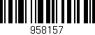 Código de barras (EAN, GTIN, SKU, ISBN): '958157'