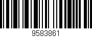 Código de barras (EAN, GTIN, SKU, ISBN): '9583861'