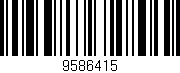 Código de barras (EAN, GTIN, SKU, ISBN): '9586415'