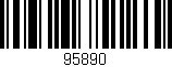 Código de barras (EAN, GTIN, SKU, ISBN): '95890'