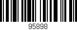 Código de barras (EAN, GTIN, SKU, ISBN): '95898'