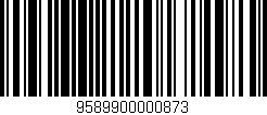 Código de barras (EAN, GTIN, SKU, ISBN): '9589900000873'
