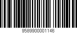 Código de barras (EAN, GTIN, SKU, ISBN): '9589900001146'