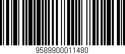 Código de barras (EAN, GTIN, SKU, ISBN): '9589900011480'