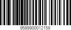 Código de barras (EAN, GTIN, SKU, ISBN): '9589900012159'