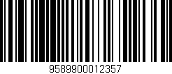Código de barras (EAN, GTIN, SKU, ISBN): '9589900012357'