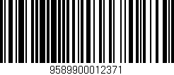 Código de barras (EAN, GTIN, SKU, ISBN): '9589900012371'