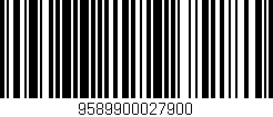 Código de barras (EAN, GTIN, SKU, ISBN): '9589900027900'