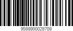 Código de barras (EAN, GTIN, SKU, ISBN): '9589900028709'
