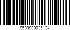 Código de barras (EAN, GTIN, SKU, ISBN): '9589900036124'