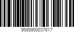 Código de barras (EAN, GTIN, SKU, ISBN): '9589900037817'