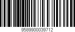Código de barras (EAN, GTIN, SKU, ISBN): '9589900039712'
