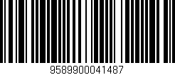 Código de barras (EAN, GTIN, SKU, ISBN): '9589900041487'