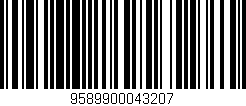 Código de barras (EAN, GTIN, SKU, ISBN): '9589900043207'