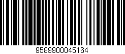 Código de barras (EAN, GTIN, SKU, ISBN): '9589900045164'