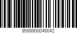 Código de barras (EAN, GTIN, SKU, ISBN): '9589900048042'