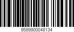 Código de barras (EAN, GTIN, SKU, ISBN): '9589900048134'