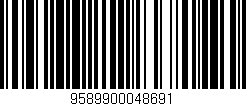 Código de barras (EAN, GTIN, SKU, ISBN): '9589900048691'