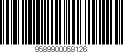 Código de barras (EAN, GTIN, SKU, ISBN): '9589900058126'