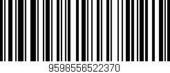 Código de barras (EAN, GTIN, SKU, ISBN): '9598556522370'