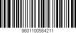 Código de barras (EAN, GTIN, SKU, ISBN): '9601100564211'
