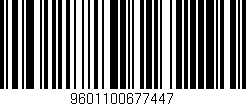 Código de barras (EAN, GTIN, SKU, ISBN): '9601100677447'