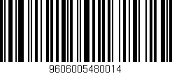 Código de barras (EAN, GTIN, SKU, ISBN): '9606005480014'