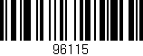 Código de barras (EAN, GTIN, SKU, ISBN): '96115'