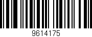 Código de barras (EAN, GTIN, SKU, ISBN): '9614175'