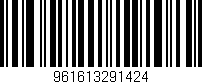 Código de barras (EAN, GTIN, SKU, ISBN): '961613291424'