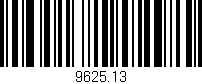 Código de barras (EAN, GTIN, SKU, ISBN): '9625.13'