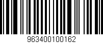 Código de barras (EAN, GTIN, SKU, ISBN): '963400100162'