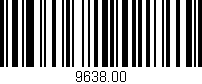 Código de barras (EAN, GTIN, SKU, ISBN): '9638.00'