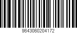 Código de barras (EAN, GTIN, SKU, ISBN): '9643060204172'