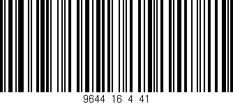Código de barras (EAN, GTIN, SKU, ISBN): '9644_16_4_41'