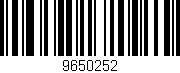 Código de barras (EAN, GTIN, SKU, ISBN): '9650252'