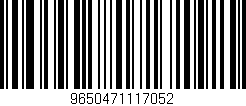 Código de barras (EAN, GTIN, SKU, ISBN): '9650471117052'