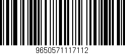 Código de barras (EAN, GTIN, SKU, ISBN): '9650571117112'