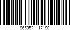 Código de barras (EAN, GTIN, SKU, ISBN): '9650571117198'