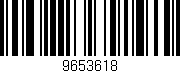 Código de barras (EAN, GTIN, SKU, ISBN): '9653618'